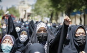 راهپیمایی در حمایت از حجاب و عفاف در شیراز برگزار شد