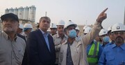 رئيس منظمة الطاقة الذرية يتفقد محطة بوشهر النووية