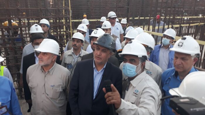 Central nuclear de Bushehr: Comienza la operación de hormigonado del reactor de la unidad 2