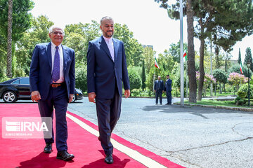 Rencontre entre le haut représentant de l'UE et Ministre iranien des A.E. à Téhéran le samedi 25 juin 2022