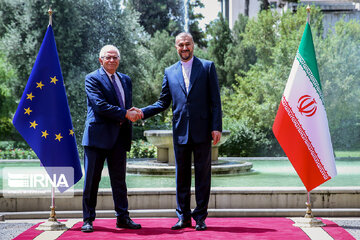 Rencontre entre le haut représentant de l'UE et Ministre iranien des A.E. à Téhéran le samedi 25 juin 2022