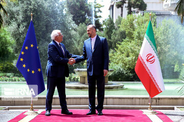 Rencontre entre le haut représentant de l'UE et Ministre iranien des A.E. à Téhéran le samedi 25 juin 2022