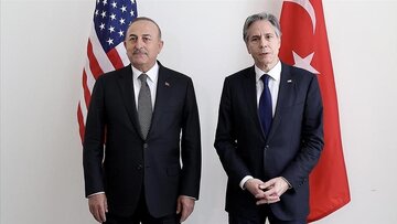 گفت‌ وگوی وزیران خارجه ترکیه و آمریکا در مورد اوکراین 