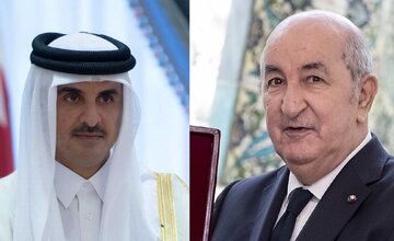امیر قطر و رئیس جمهور الجزایر درباره تحولات منطقه‌ گفت وگو کردند