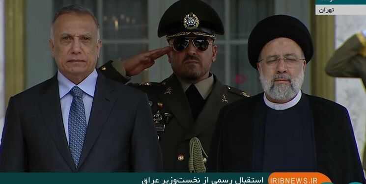ایرانی صدر نے عراقی وزیر اعظم کا باضابطہ استقبال کیا
