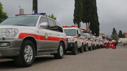 ۱۰ دستگاه آمبولانس برای تقویت ناوگان امدادونجات ساحلی تحویل هلال‌احمر مازندران شد