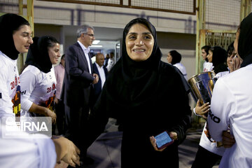 Bam Khatoon women's Football Team championship celebration