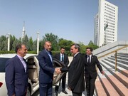 ترکمانستان کے وزیر خارجہ نے امیر عبداللیہان کا استقبال کیا