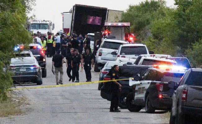 اجساد ۴۶ پناهجو در یک کامیون در تگزاس کشف شد