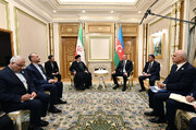 روسای جمهوری اسلامی ایران و آذربایجان در عشق آباد ملاقات کردند