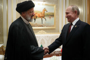روسای جمهور ایران و روسیه در حاشیه اجلاس خزر دیدار کردند