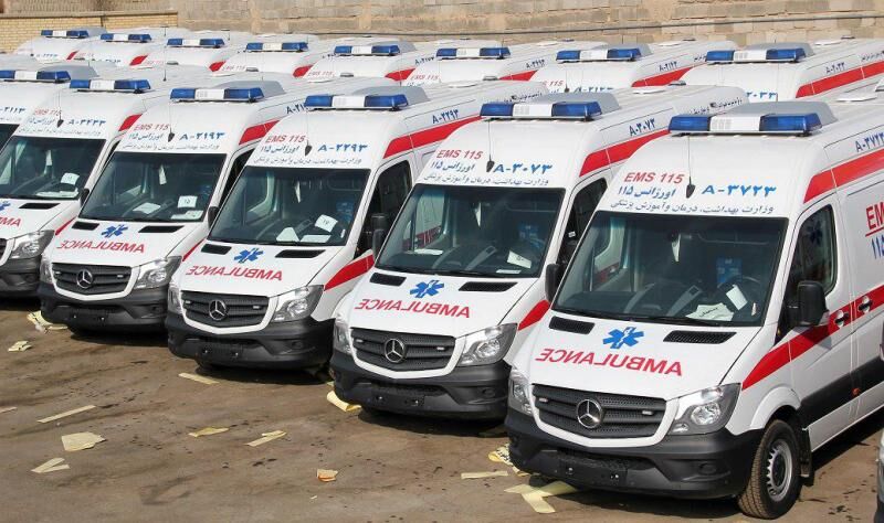 ۲۹ دستگاه آمبولانس اورژانس ۱۱۵ خوزستان به چرخه خدمت رسانی برگشتند