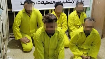 مسئول نظامی داعش در نینوا پیش از ورود به اردوگاه الجدعه دستگیر شد