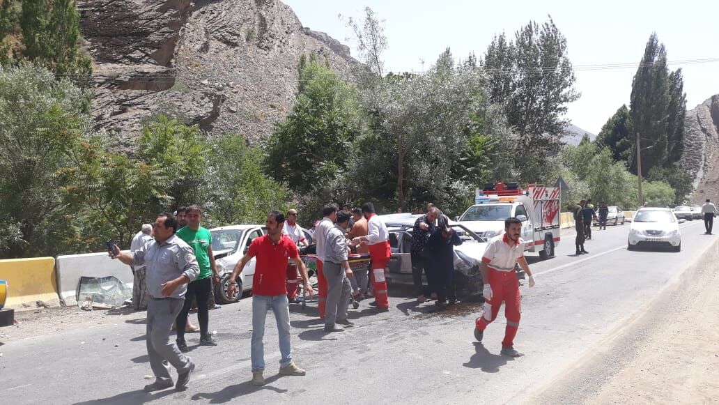 روز پرحادثه  در جاده کرج- چالوس