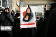 Funeral procession of Japanese mother of Iranian martyr