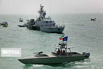 Flower-laying ceremony of martyrdom site of Iran flight passengers in Persian Gulf