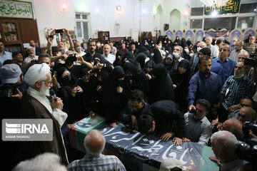 Funeral ceremony of Japanese mother of Iranian martyr