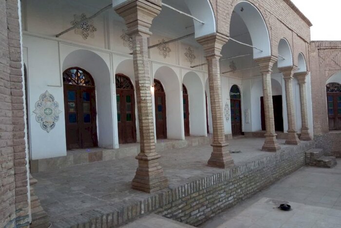 نمایی از خانه تاریخی دینیار کرمان