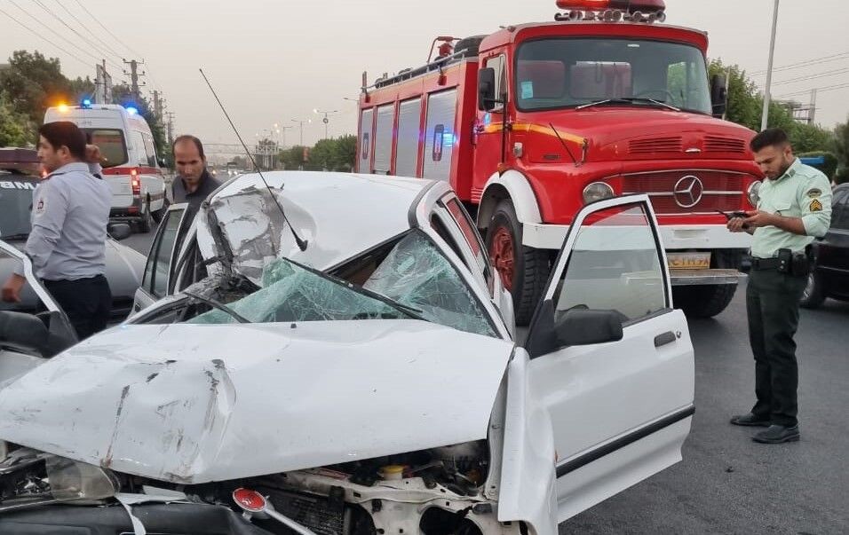 حادثه جاده‌ای منجر به فوت یک شهروند ورامینی شد
