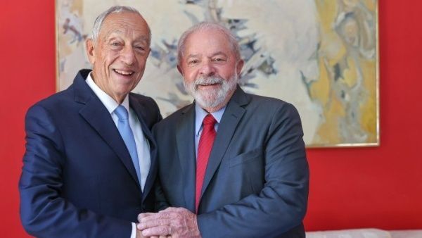 El presidente portugués se reúne con Lula pese al desaire de Bolsonaro