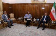 حمید نوری کے بیٹے کی ایرانی وزیر خارجہ سے ملاقات