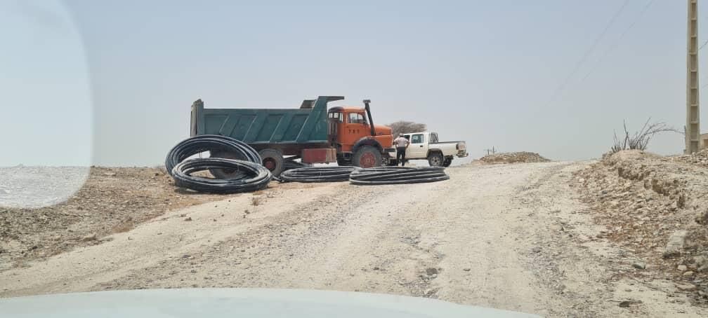 روستای زلزله‌زده کلاتو بندرلنگه به شبکه آبرسانی متصل می‌شود