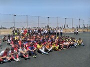 شوت استعدادهای فوتبالی مناطق محروم جنوب کرمان به دروازه مس
