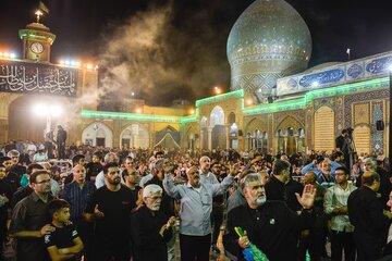 آستان مقدس شاه عبدالعظیم در اولین شب مسلمیه میزبان هیئات مذهبی بود