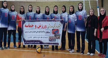 تیم والیبال دختران کوثر قهرمان استان اردبیل شد