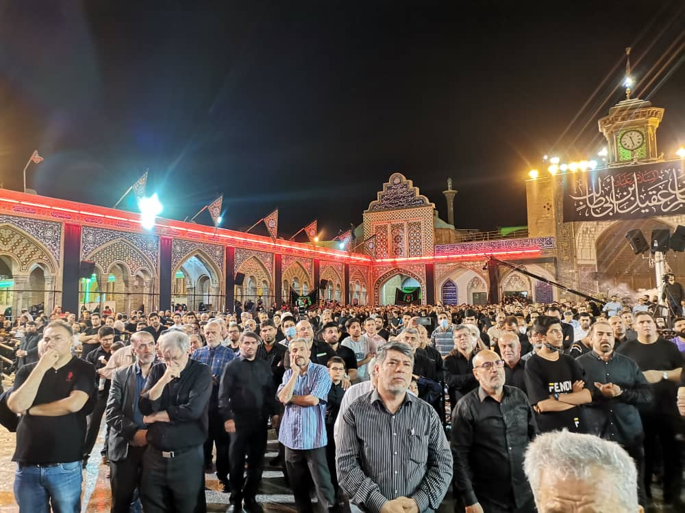 عاشقان اهل بیت در شب پایانی مسلمیه در آستان شاه عبدالعظیم لبیک یا حسین گفتند