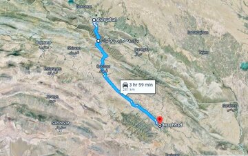 جاده عشق آباد- باجگیران- مشهد به گذرگاه دیپلماتیک تبدیل شده است