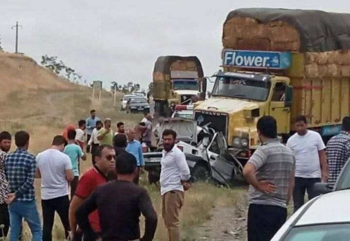 حادثه رانندگی در مشگین‌شهر پنج کشته برجای گذاشت