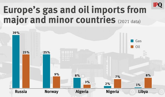 چالش های اروپا برای جایگزینی نفت و گاز آفریقا با انرژی روسی 