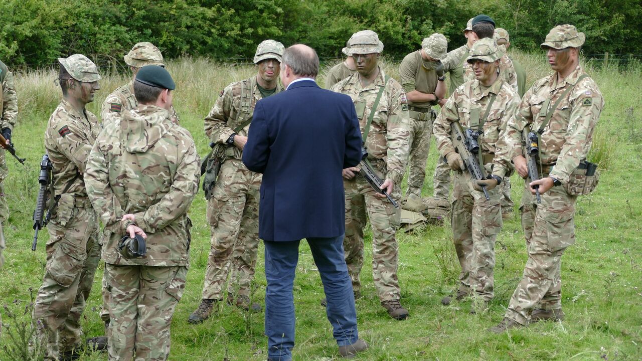 آموزش هزاران تازه‌ سرباز اوکراینی در انگلیس