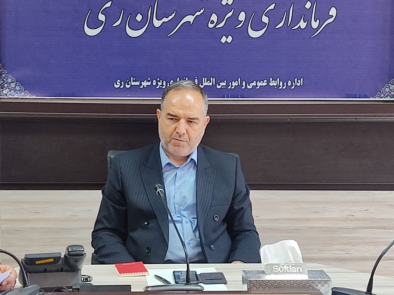فرماندار ویژه ری: آمادگی ۱۰۰ درصدی برای برگزاری مراسم میلیونی جاماندگان اربعین حسینی را داریم فرماندار ویژه ری: آمادگی ۱۰۰ درصدی برای برگزاری مراسم میلیونی جاماندگان اربعین حسینی را داریم