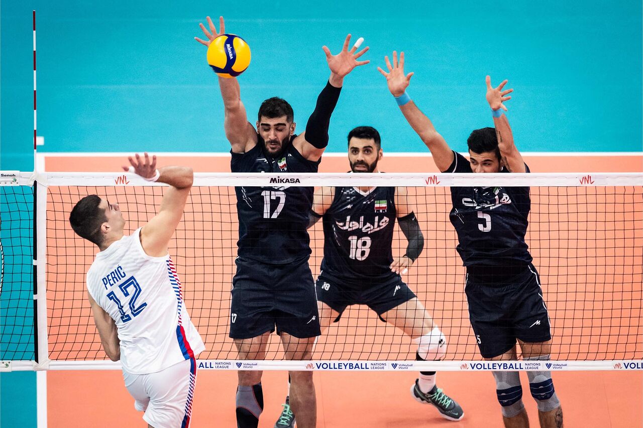 Irán gana a Serbia y disputará la final de la Liga de Naciones de voleibol 2022