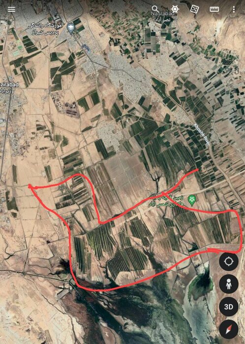 قصه ناتمام آبیاری مزارع با فاضلاب در شیراز + نقشه و فیلم