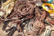 پنج تن کابل برق در استان یزد به سرقت رفت