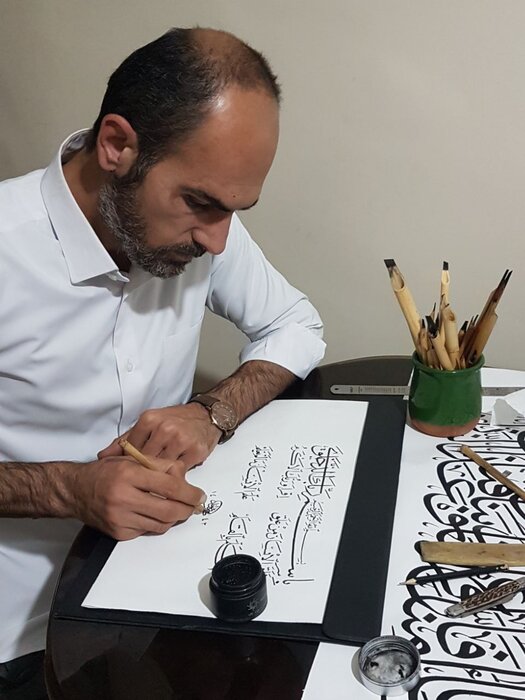 سهم هنرمندان پایتخت خوشنویسی ایران از اقتصاد هنر تقویت شود 