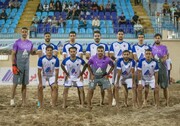 تیم فوتبال ساحلی صدرشیمی یزد بر دریانوردان بوشهر غلبه کرد