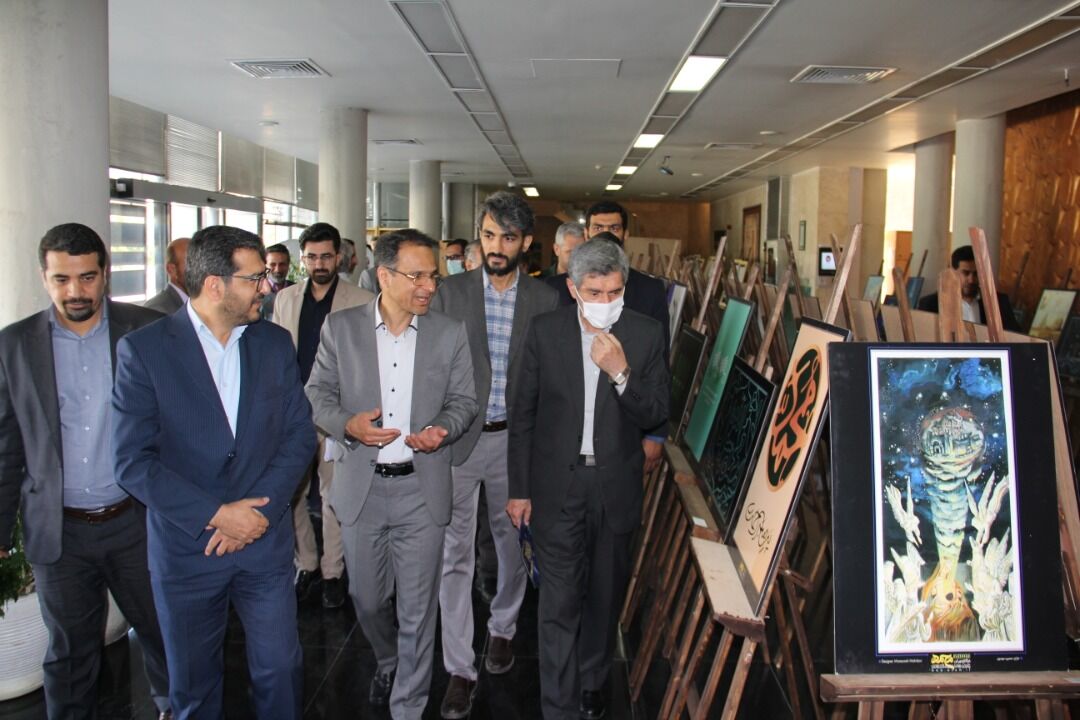 نمایشگاه آثار کنگره جهانی حضرت محمد (ص) در شیراز برگزار شد 