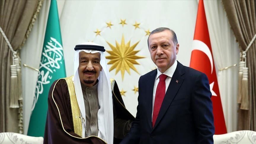رئیس جمهور ترکیه و پادشاه عربستان درباره مسائل منطقه گفت وگو کردند