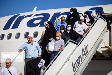 Return of Hajj pilgrims to Iran