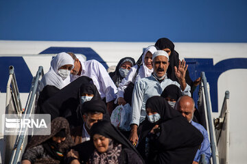 Return of Hajj pilgrims to Iran