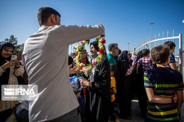 Return of Hajj pilgrims to Iran