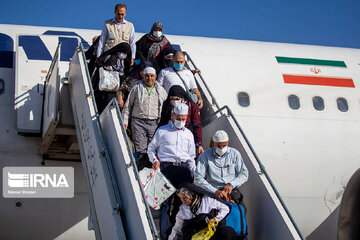 Return of Hajj pilgrims to Iran