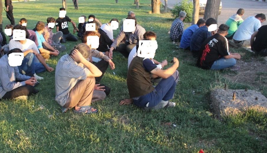 جمع آوری معتادان متجاهر در شهرری جمع آوری معتادان متجاهر در شهرری