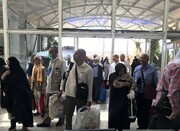 نخستین پرواز بازگشت حجاج خراسانی در مشهد نشست