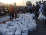 توزیع ۲۰ هزار وعده غذا در سفره یک کیلومتری در خرم آباد