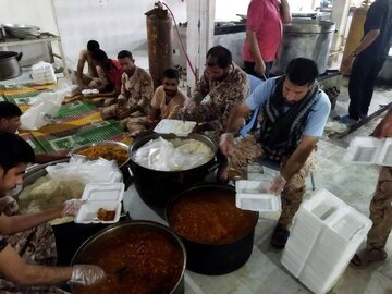 پخت و توزیع ۱۰۰ هزار پرس غذا به شکرانه عید غدیر در ایلام